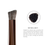 PAC Studio T07 Small Concealer Brush - Precision Tip for Spot Concealing, Eyeshadow Application & Blending