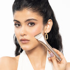 PAC Studio S01 Angular Flat Brush -Ideal for Moisturizers Primers & Foundations, Smooth Uniform Application