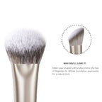 PAC Studio S03 Foundation Blending Brush - Creates Airbrush Finish, Designed for Post Application Blending