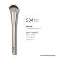 PAC Studio S04 Blush Brush - Fluffy Expertly Angled Blush Brush, Works Effortlessly with All Formulas