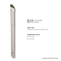 PAC Studio S11 Concealer Buffer - Densely Packed Bristles for Spot Concealing, High Precision Blending