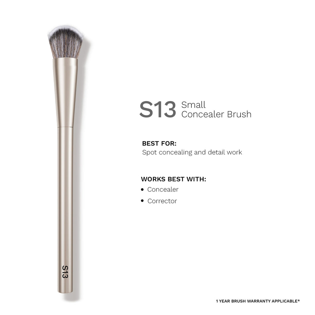 PAC Studio S13 Small Concealer Brush - Kitten Paw Shape allows Precision Coverage, Ideal for Inner Corners