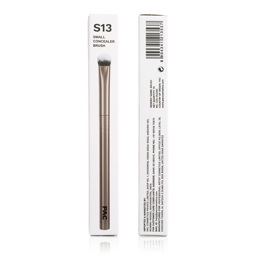 PAC Studio S13 Small Concealer Brush - Kitten Paw Shape allows Precision Coverage, Ideal for Inner Corners