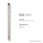 PAC Studio S15 Cut Crease Flat Brush - Great for Detailed Eye Work, Precise Glitter Shimmer Placement