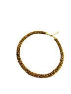 Inhanns Noor-E-Jalwa – Handmade Crystal Bead Necklace -Adjustable - Golden Only Necklace