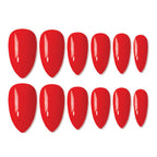 shills professional reusable press on nails almond spn632