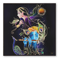 Tehzeeb Creations Golden Embossed Wall Painting