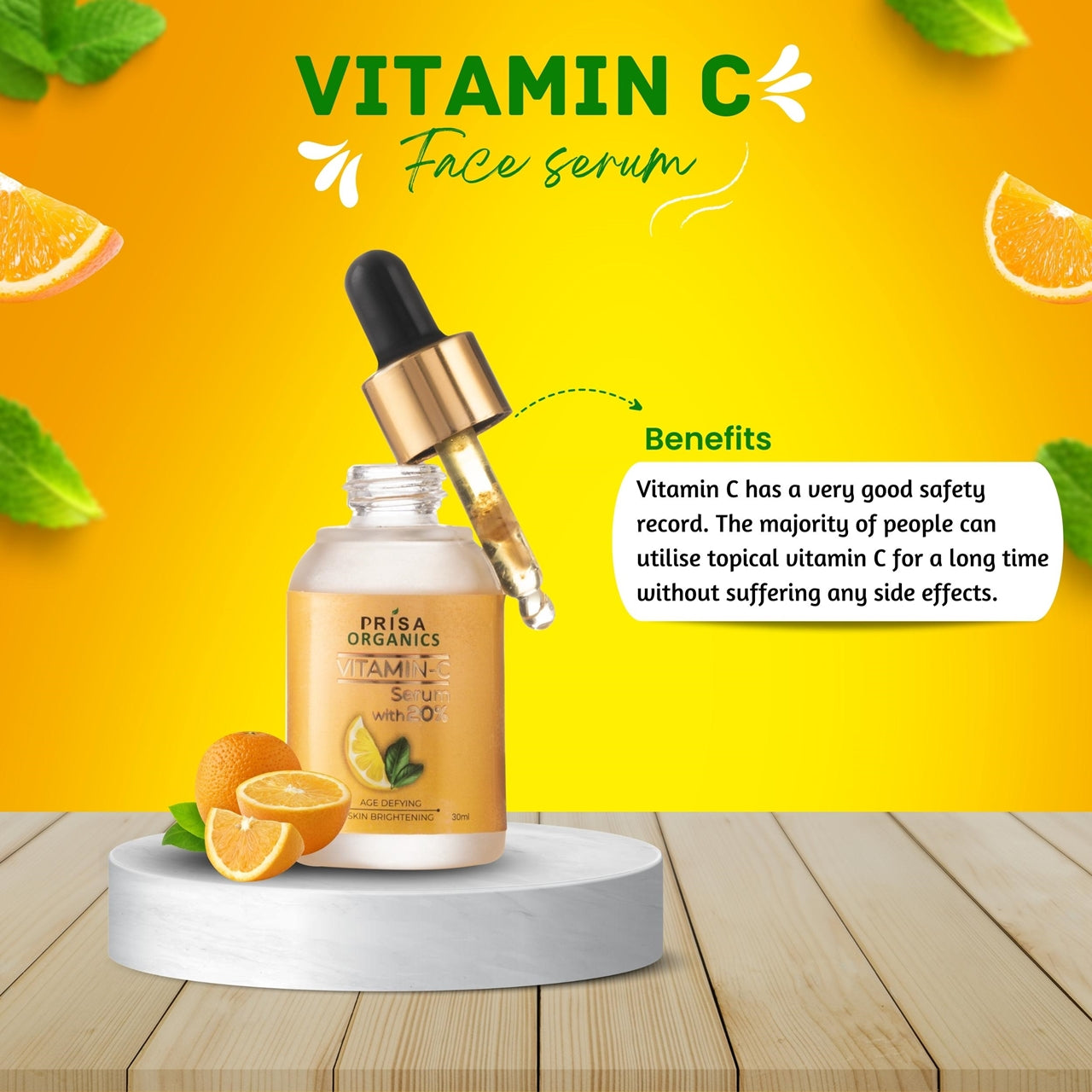 Prisa Organics Vitamin-C Serum - Distacart