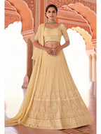 Myra Off White Embroidered Designer Lehenga Choli