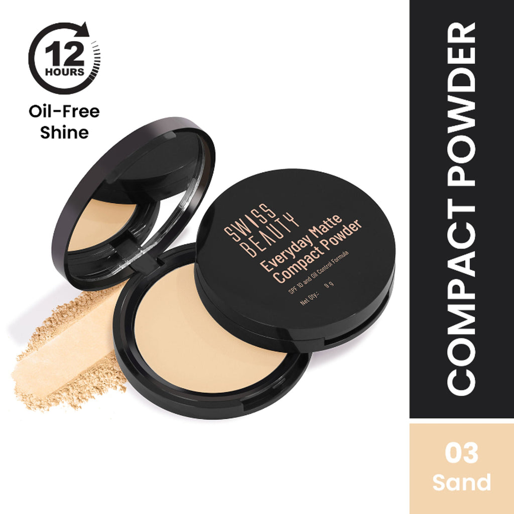Swiss Beauty Everyday Matte Compact - 3 Vanilla