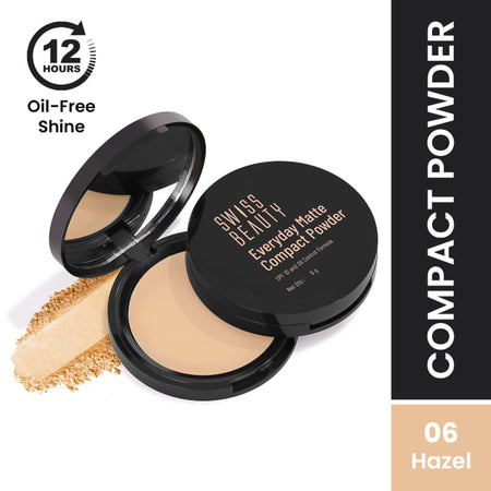 Swiss Beauty Everyday Matte Compact - 6 Hazel