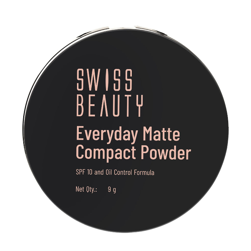 Swiss Beauty Everyday Matte Compact - 6 Hazel - Distacart