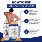 Divya Shree Urtho Vedna Mukti Capsule & Oil Ayurvedic Joint Pain Relief Kit - Distacart