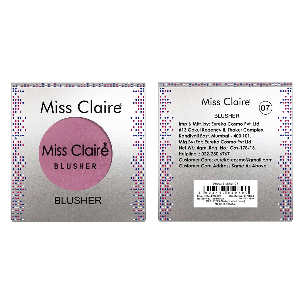 Miss Claire Round Blusher - 7 - Distacart