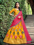 Myra Yellow Silk Embroidered Designer Lehenga Choli