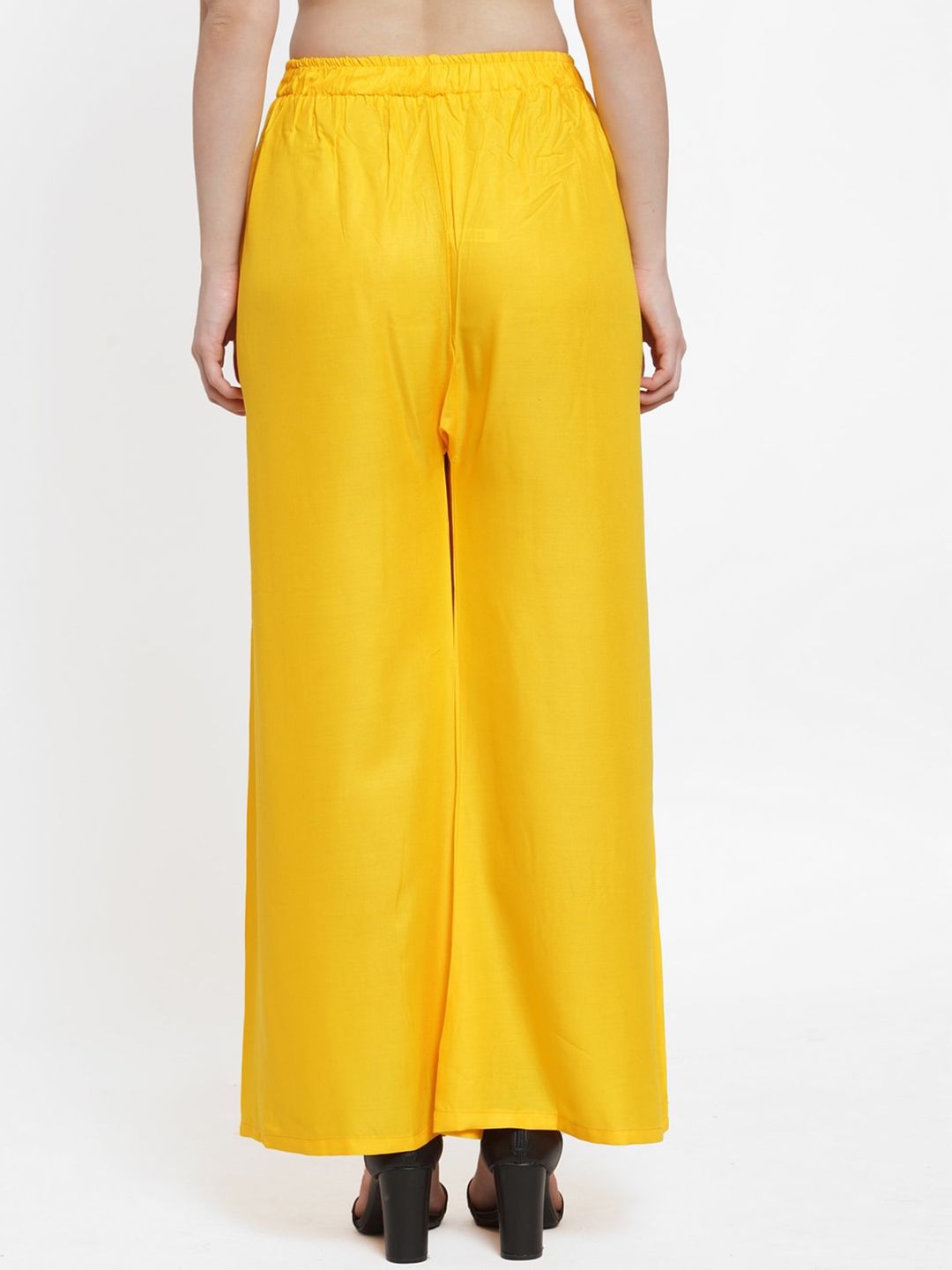 TAG 7 Women Pack of 2 Solid Wide Leg Palazzos