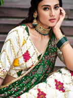 Myra White Silk Embroidered Designer Lehenga Choli