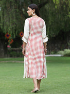 Juniper Women's Ivory Rayon Printed A-Line Dress - Distacart