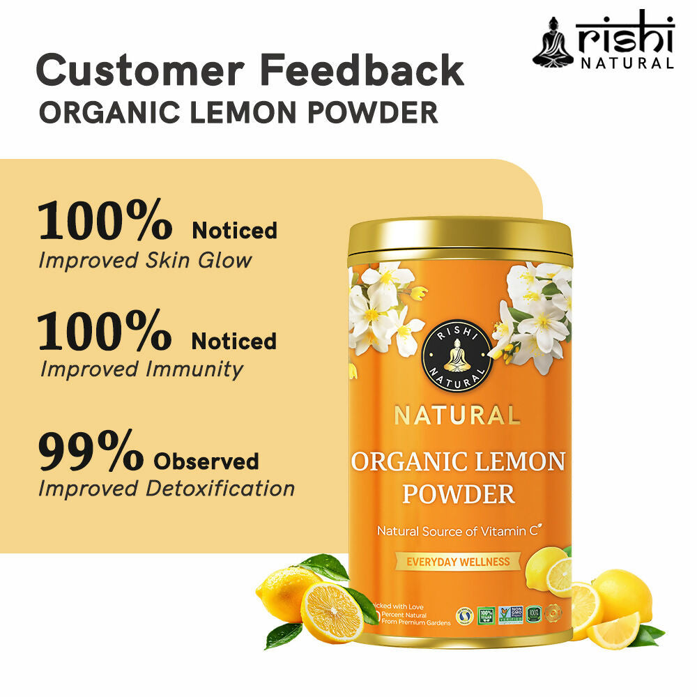 Copy of ORGANIC LEMON POWDER CUSTOMER FEEDBACK