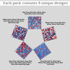 confect edible patriotic sprinkles edible sprinkles for cake cupcake decorations heros triumph sprinkle pack of 5 j4 05