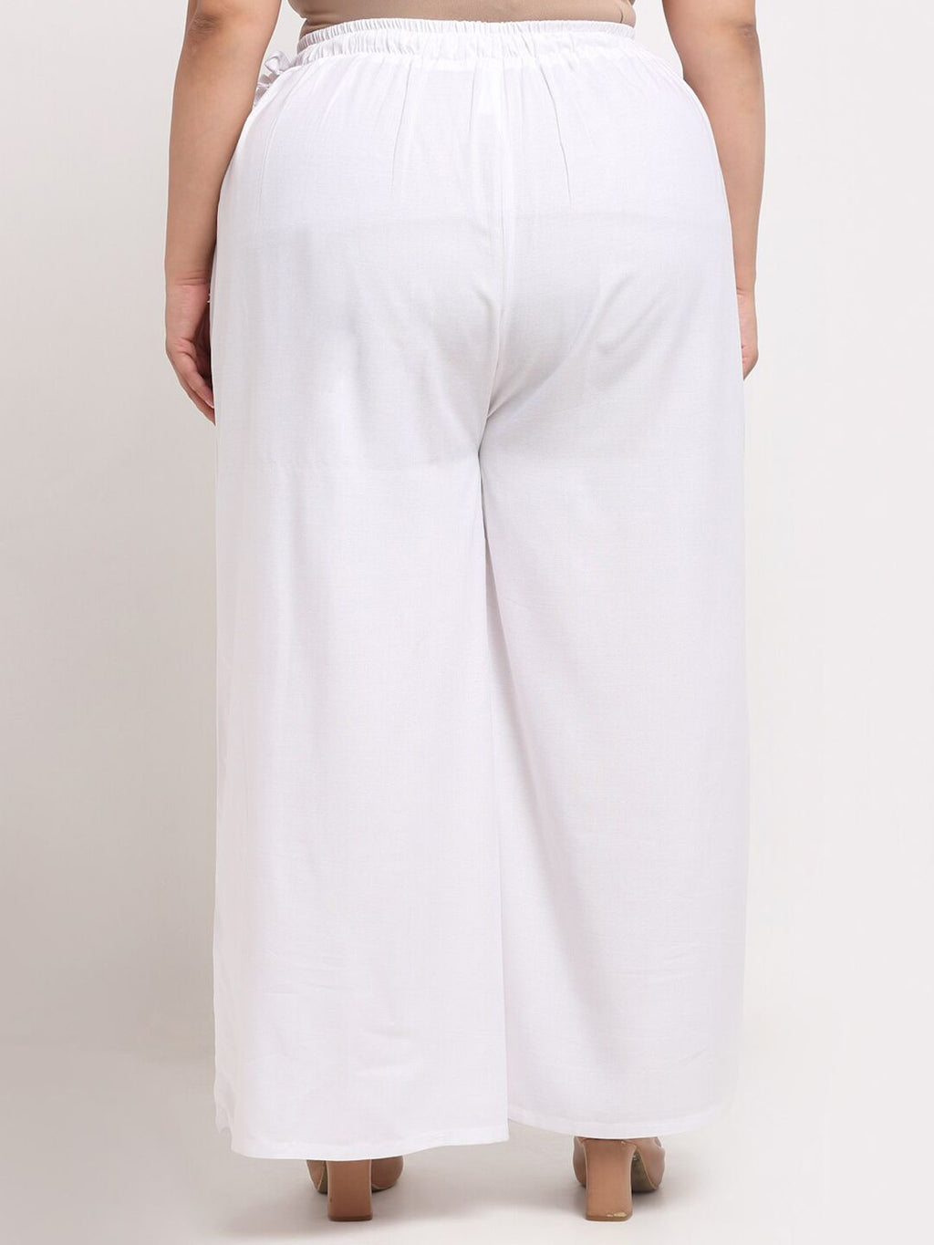 TAG 7 Plus Size Mid-Rise Ethnic Palazzos