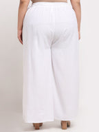 TAG 7 Plus Size Mid-Rise Ethnic Palazzos