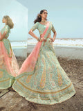 Myra Turquoise Organza Embroidered Designer Lehenga Choli