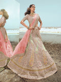 Myra Beige Organza Embroidered Designer Lehenga Choli