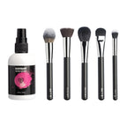 PAC Studio Face Series Brush Set (5 Brushes) with Cleaner Combo