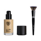 PAC Studio HD Liquid Foundation - 1.9 with Blending Foundation Brush