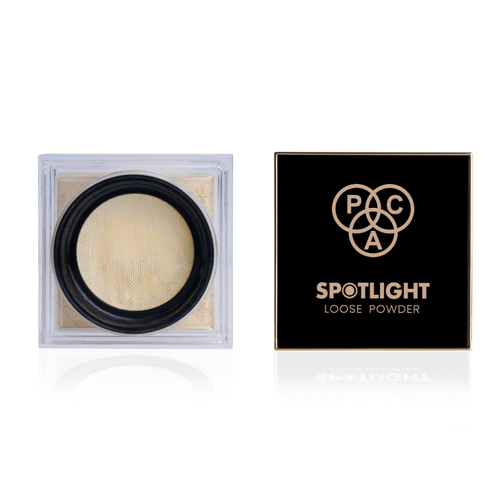 PAC Studio Spotlight Loose Powder with Pizza Puffa Black (Small)