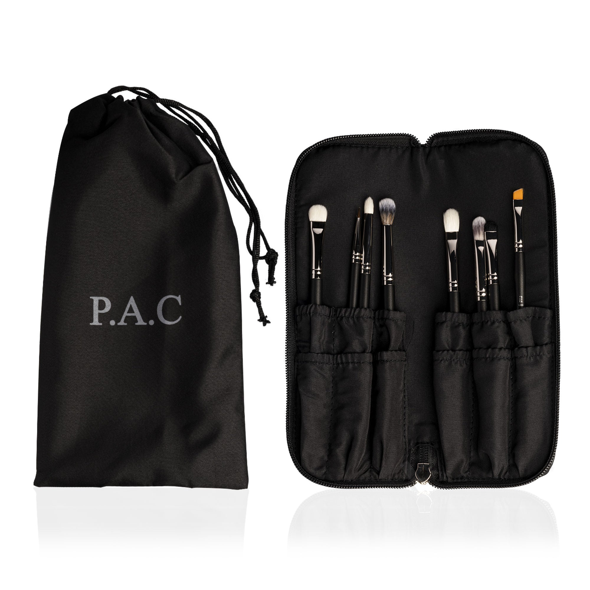 PAC Studio Eye Series Brush Set (8 Brushes) with Cleaner Combo