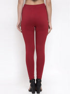 TAG 7 Women Pack Of 2 Solid Churidar-Length Leggings