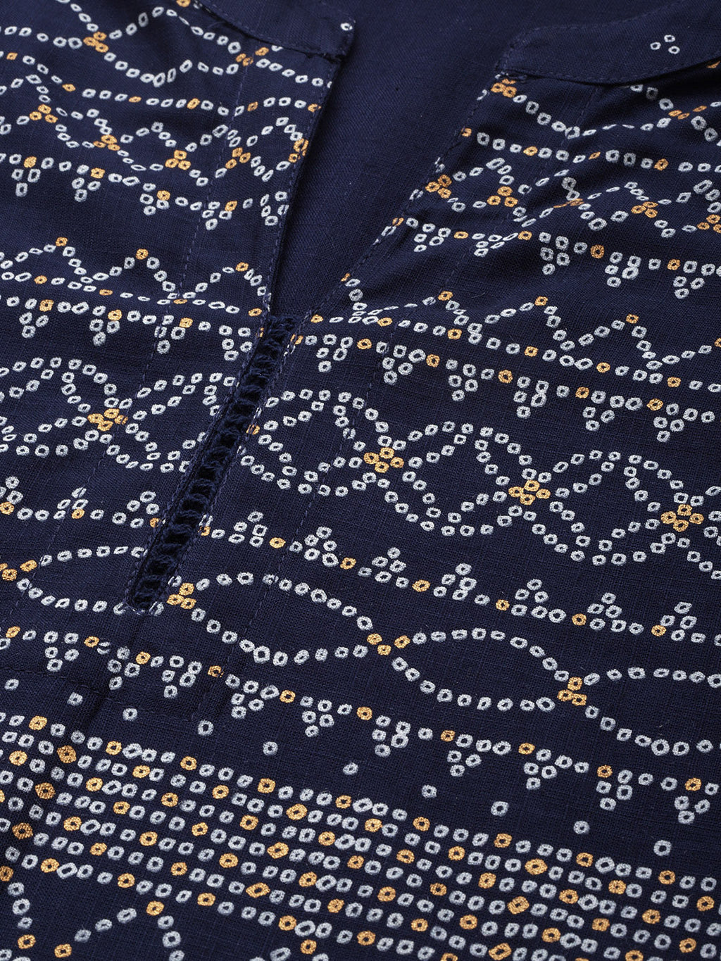 Juniper Womens Indigo Rayon Slub Placement Printed A Line Kurta - Distacart