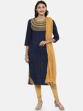 Souchii Beige Solid Cotton Dupatta with Tassels - Distacart