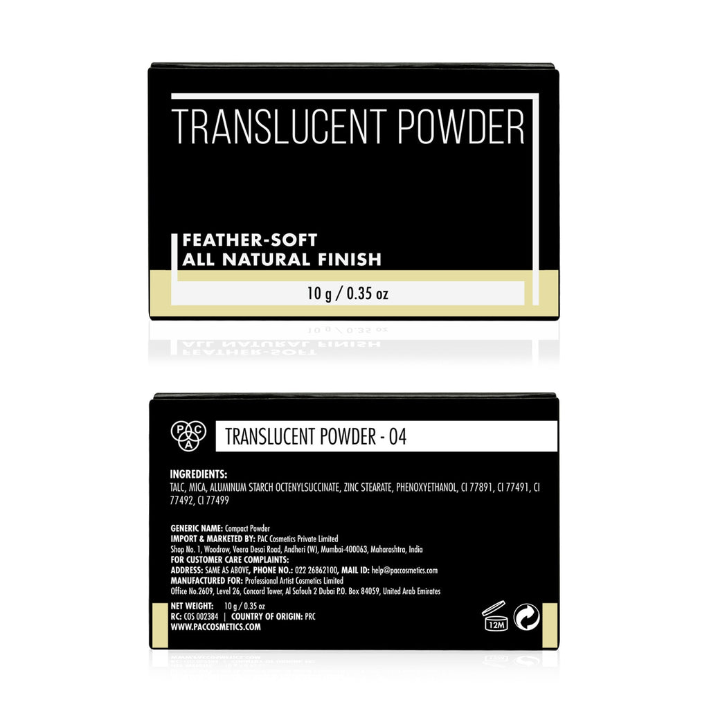 PAC Studio Translucent Powder - 04