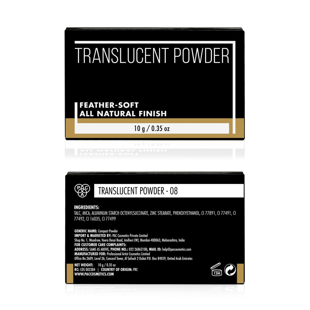 PAC Studio Translucent Powder - 08