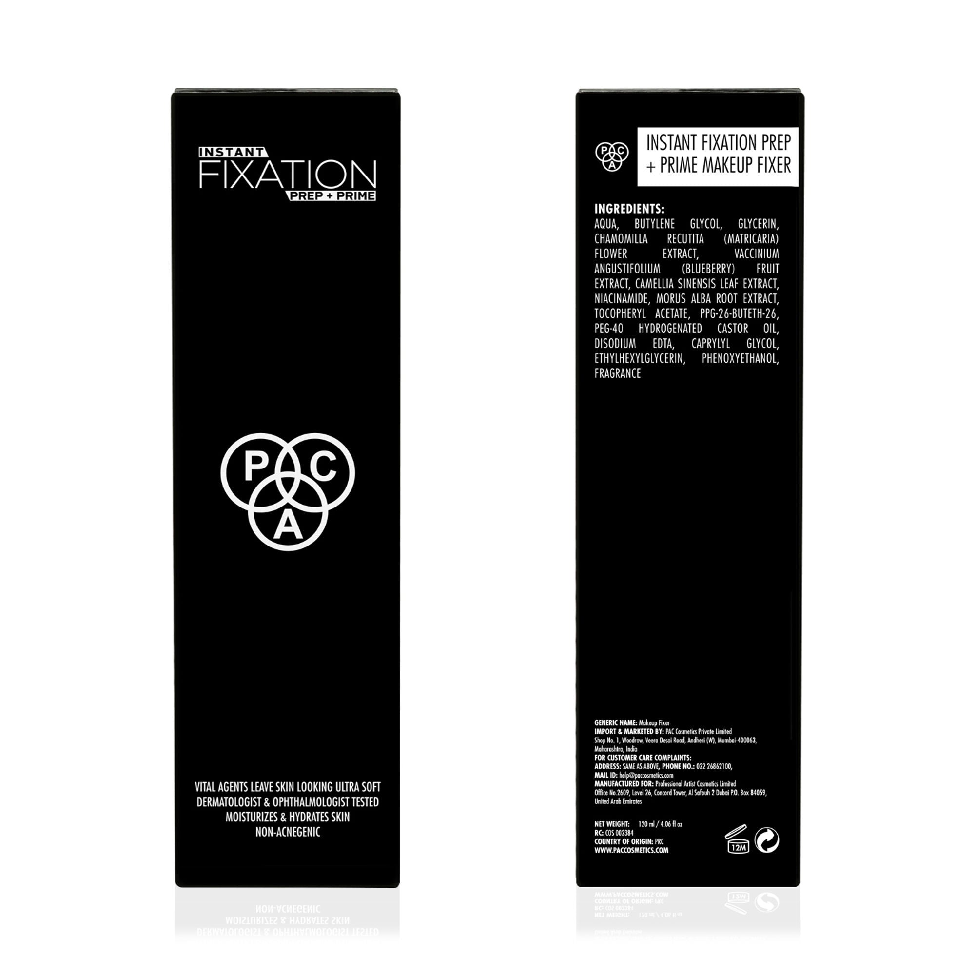 PAC Studio Instant Fixation Makeup Fixer - Distacart