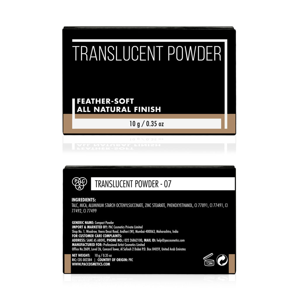 PAC Studio Translucent Powder - 07