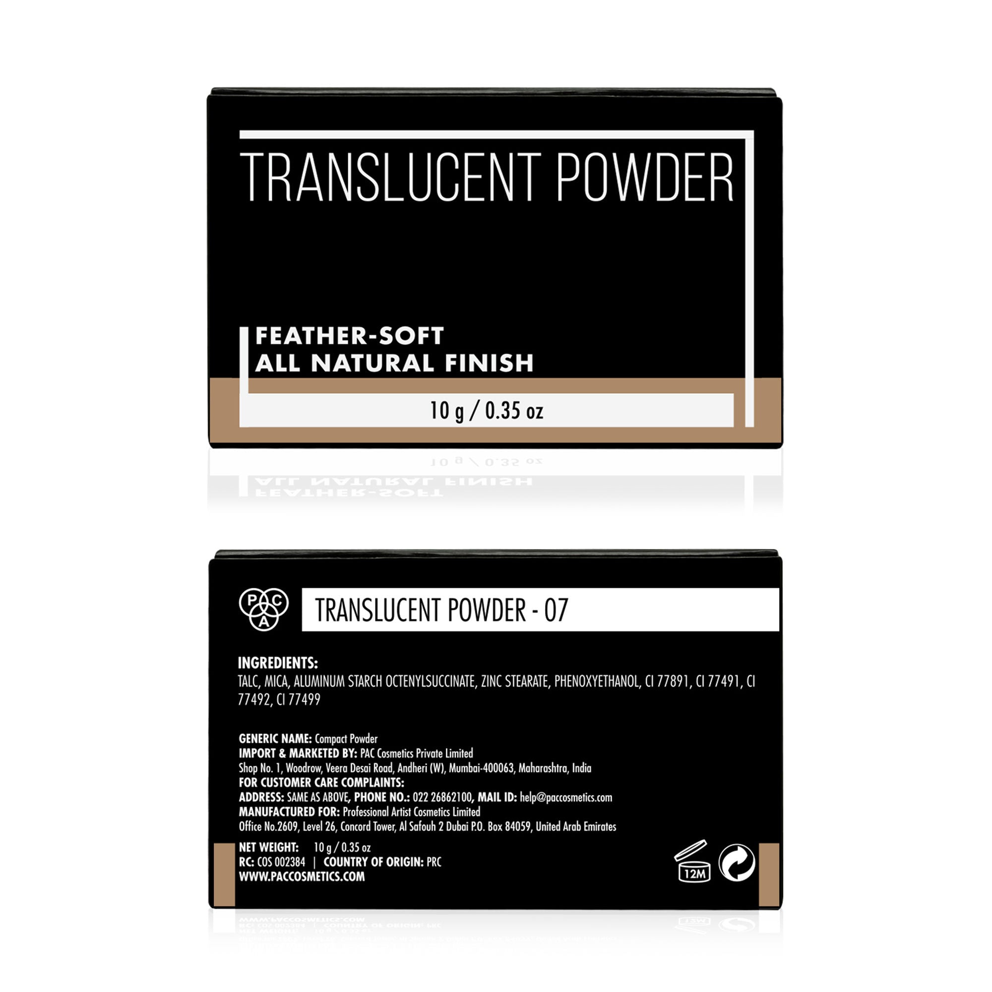 PAC Studio Translucent Powder - 07