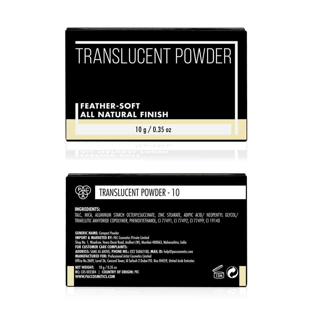 PAC Studio Translucent Powder - 10