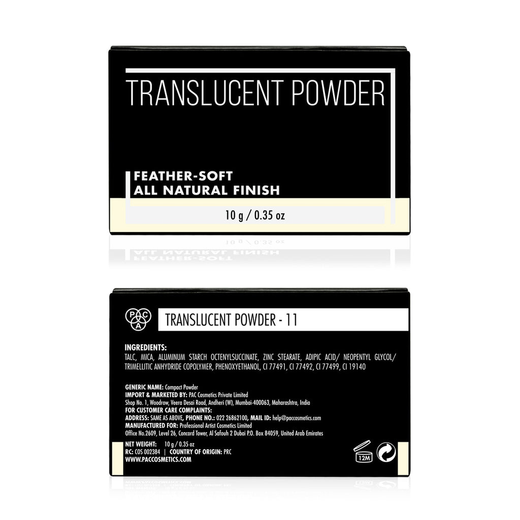 PAC Studio Translucent Powder - 11