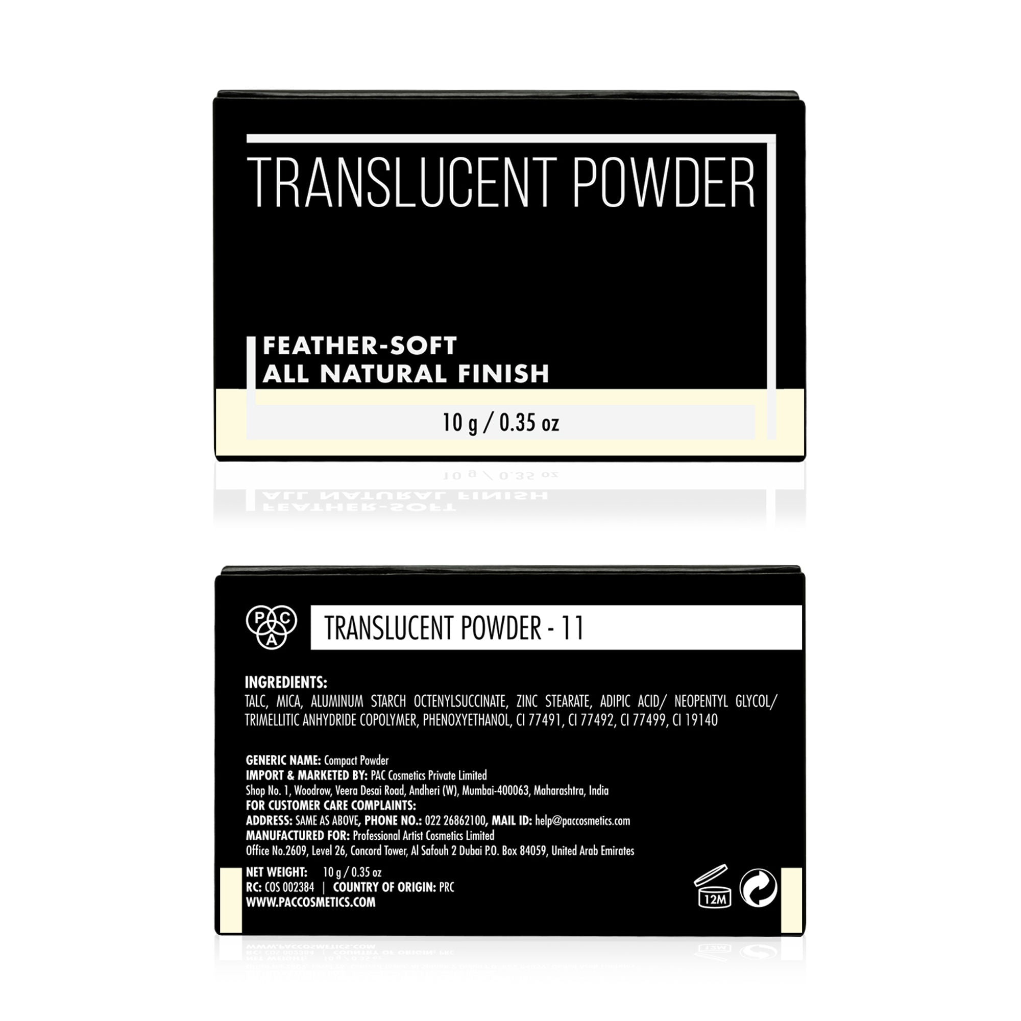 PAC Studio Translucent Powder - 11