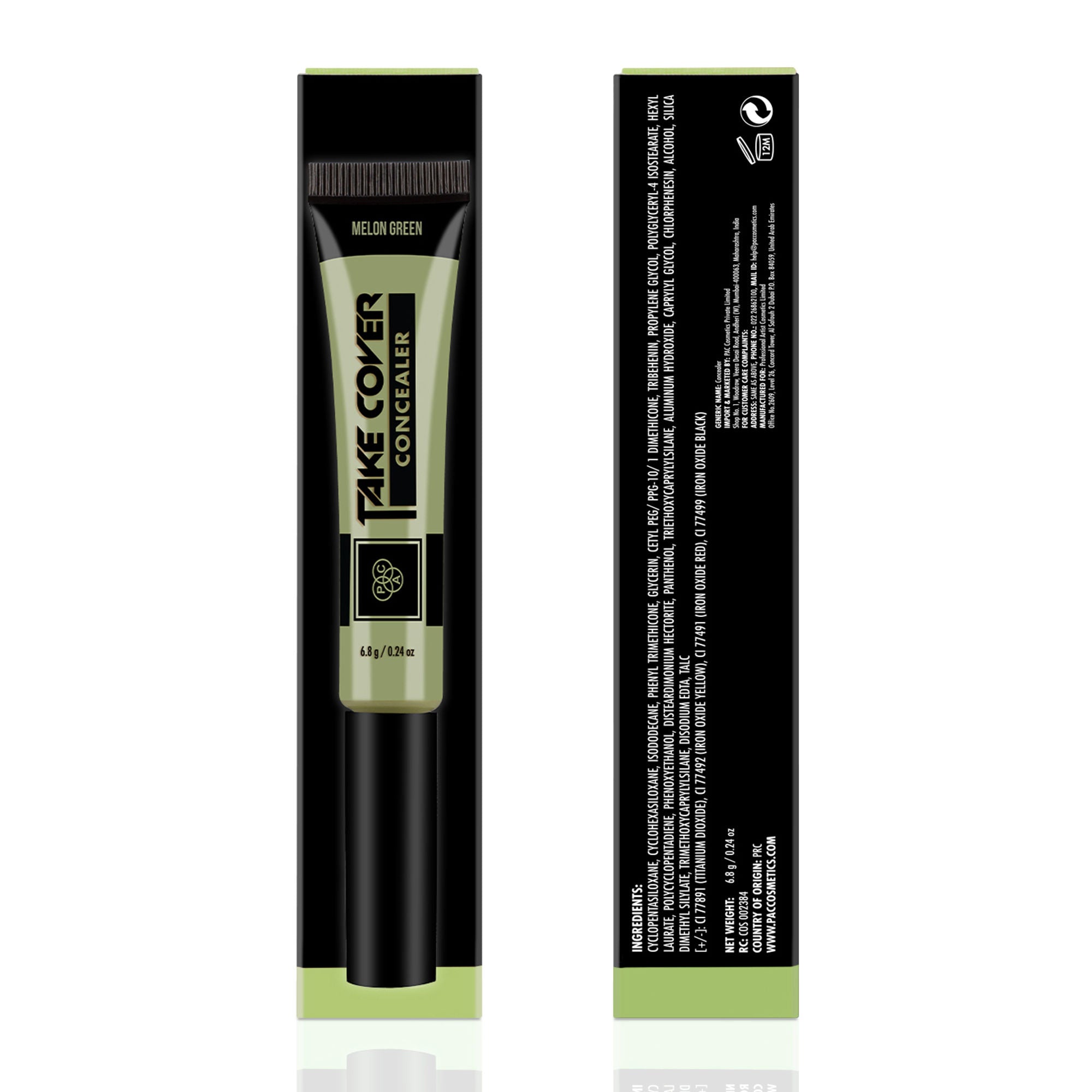 PAC Studio Take Cover Concealer - 19 Melon Green