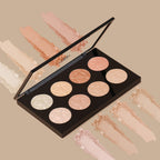 PAC Studio Glowing Goddess Highlighter Palette - Intense Glow, Silky Smooth Micro Pearls, Blends Seamlessly
