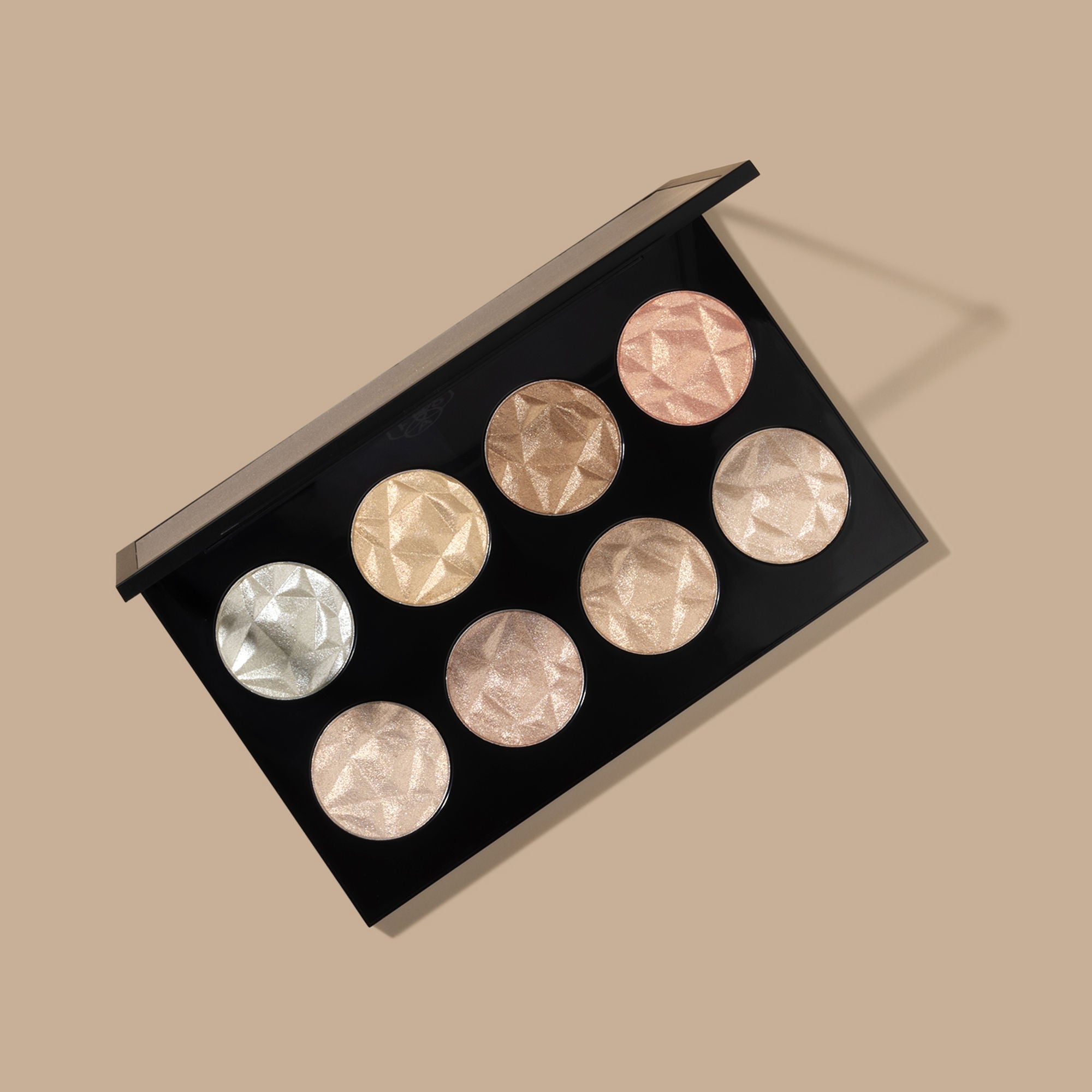 PAC Studio Glowing Goddess Highlighter Palette - Intense Glow, Silky Smooth Micro Pearls, Blends Seamlessly