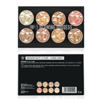 PAC Studio Glowing Goddess Highlighter Palette - Intense Glow, Silky Smooth Micro Pearls, Blends Seamlessly