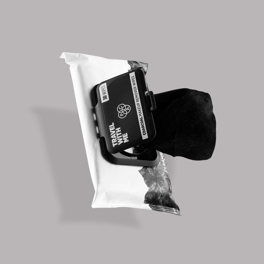 PAC Studio Travel With Me Charcoal Wipes
