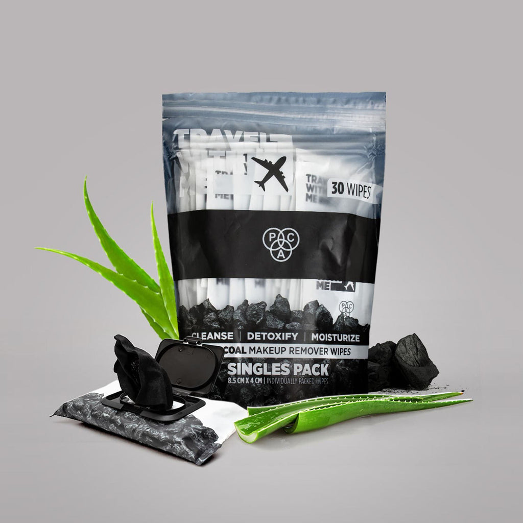 PAC Studio Travel With Me Charcoal Wipes