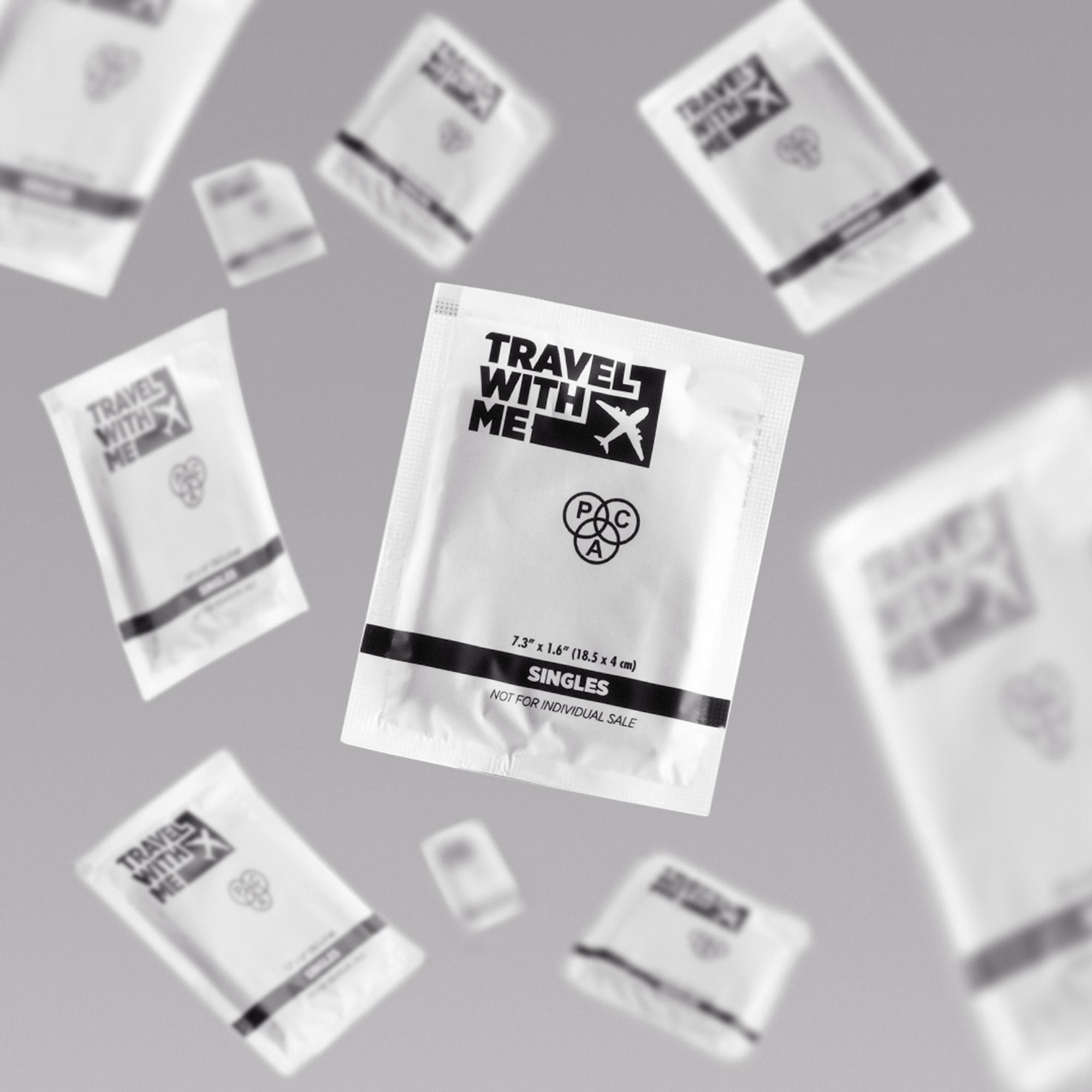 PAC Studio Travel With Me Charcoal Wipes (Singles)